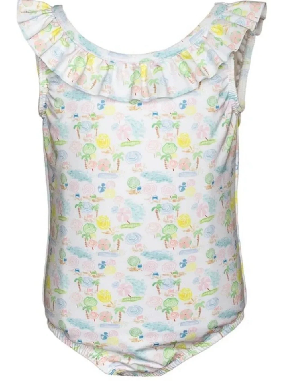 Proper Peony Girls Ocean Club One Piece Swimsuit, 3T